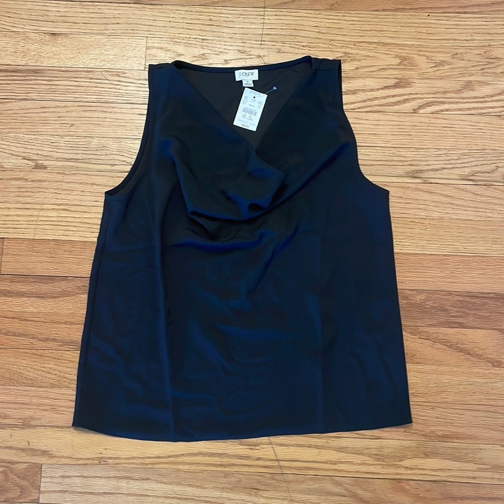 J. Crew Sleeveless Cowl Neck Top NWT
